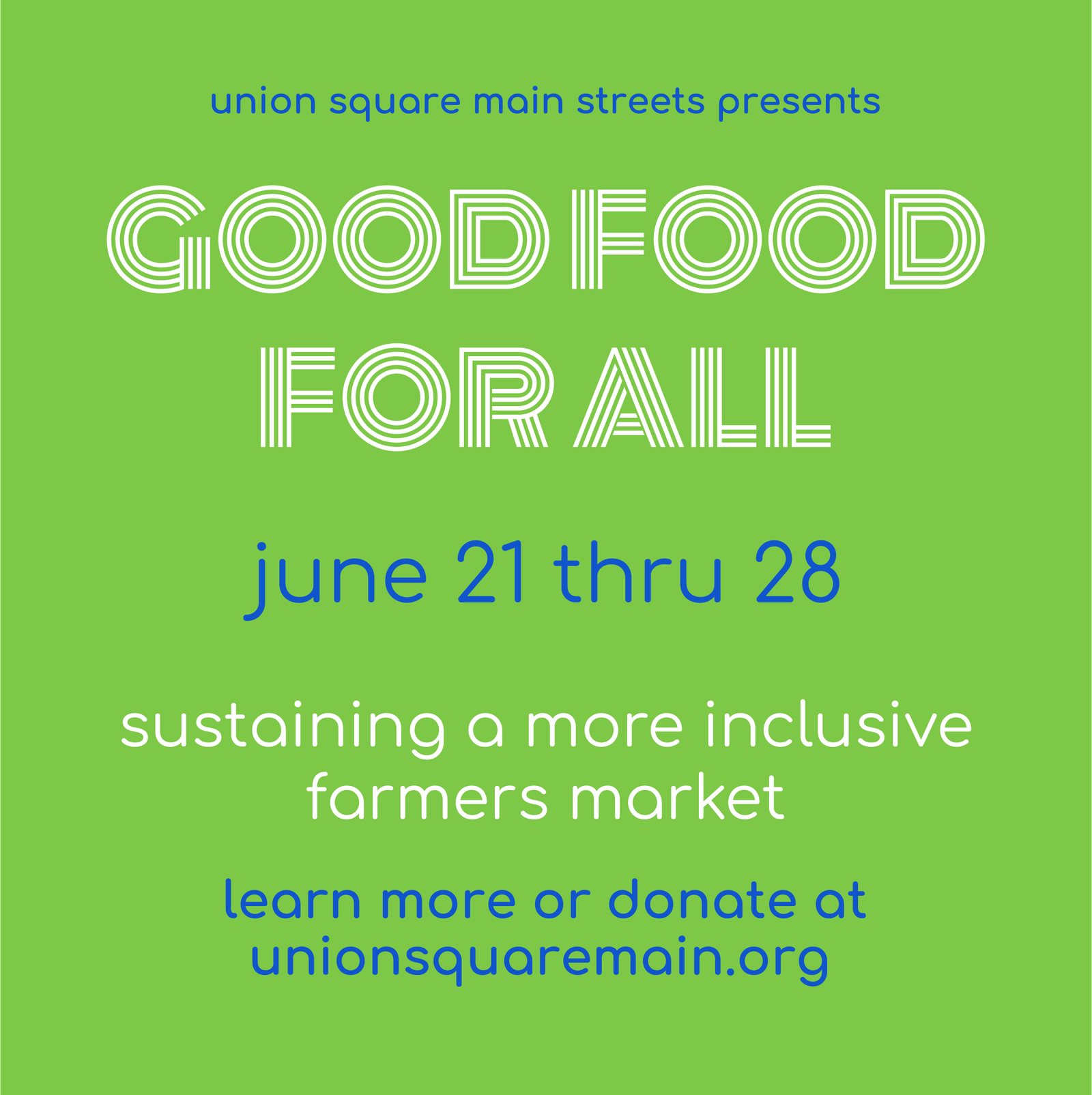 8th Annual Good Food for All